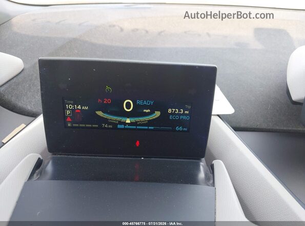 WBY1Z8C33HV894507 2017 BMW I3 Белый Панорамный вид салона 360°
