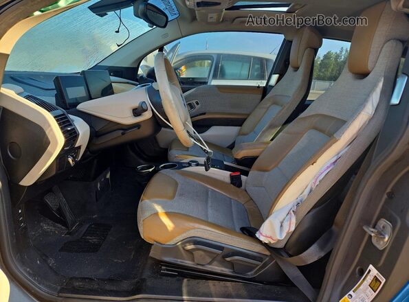 WBY1Z8C36HV894730 2017 BMW I3 Blue Vista interior delantera