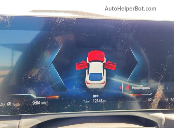 WBY23HD05SFU10865 2025 BMW I4 White Vista del cuadro de instrumentos