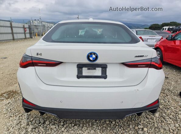 WBY23HD07SFU56603 2025 BMW I4 White Հետևի տեսք