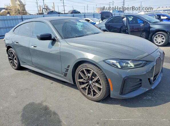 WBY23HD09SFT98932 2025 BMW I4 Gray Front right