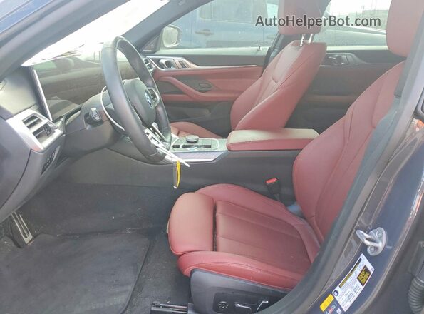 WBY23HD09SFT98932 2025 BMW I4 Gray Front interior view