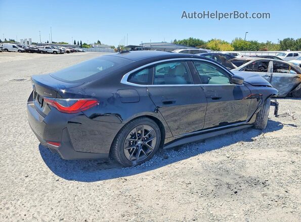 WBY23HD09SFU07676 2025 BMW I4 Black უკანა მარჯვენა