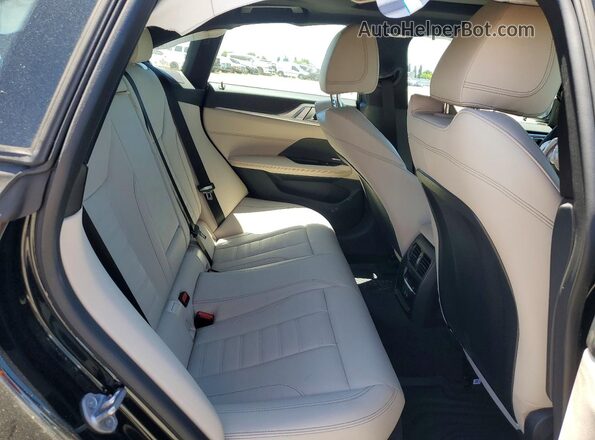 WBY23HD09SFU07676 2025 BMW I4 Black უკანა სავარძლების ხედი