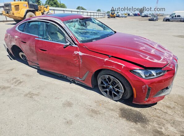 WBY23HD09SFU78084 2025 BMW I4 Red Առջևի աջ