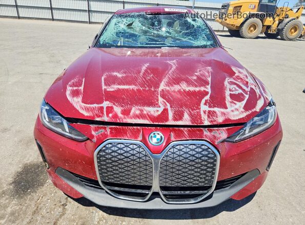 WBY23HD09SFU78084 2025 BMW I4 Red Դիմացի տեսք