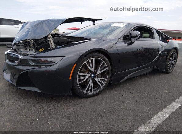 WBY2Z2C51GV675529 2016 BMW I8 Gray Front left