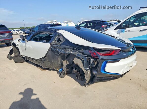 WBY2Z2C57GV675647 2016 BMW I8 White Rear left