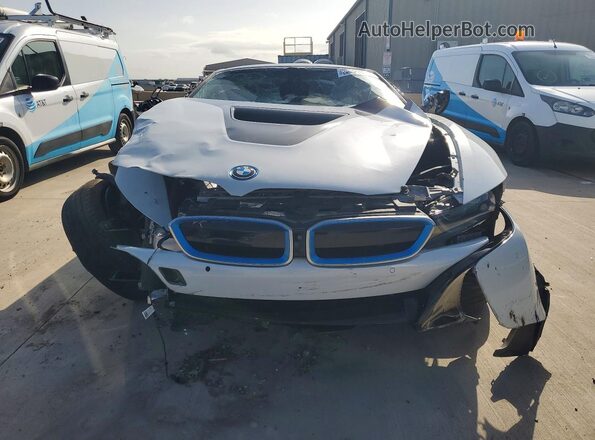 WBY2Z2C57GV675647 2016 BMW I8 White Front view