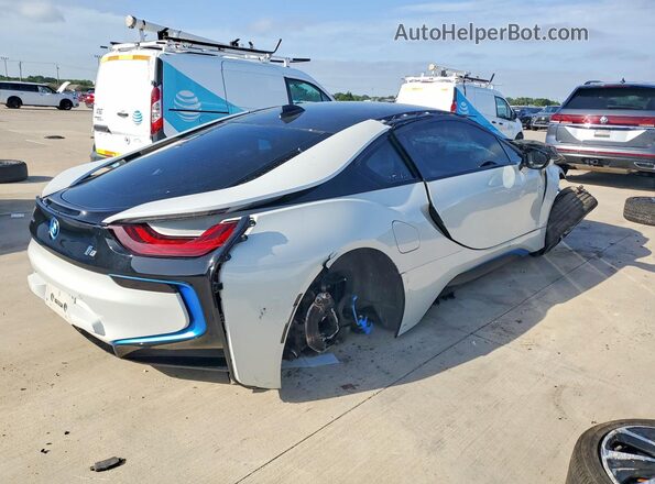 WBY2Z2C57GV675647 2016 BMW I8 White Rear right