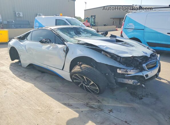 WBY2Z2C57GV675647 2016 BMW I8 White Front right