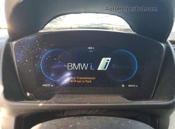 WBY2Z2C57GV675647 2016 BMW I8 White Instrument cluster view