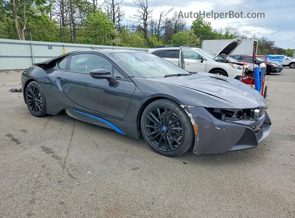 WBY2Z4C00L7F60776 2020 BMW I8 Серый Передняя правая четверть