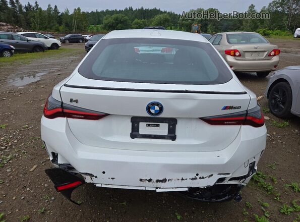 WBY33AW02PFR14726 2023 BMW I4 White უკანა ხედი
