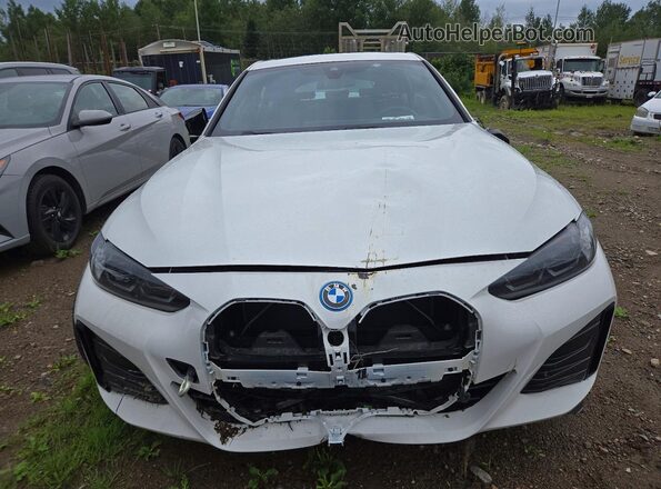 WBY33AW02PFR14726 2023 BMW I4 White წინა ხედი