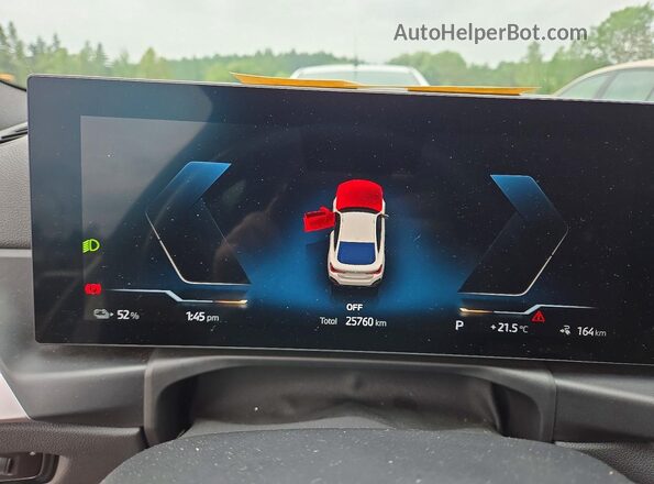 WBY33AW02PFR14726 2023 BMW I4 White ხელსაწყოთა პანელის ხედი
