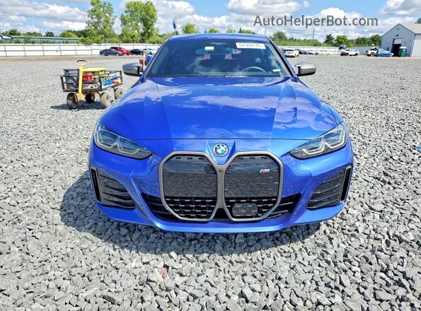 WBY33AW03PFN82845 2023 BMW I4 Blue Դիմացի տեսք