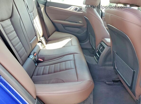WBY33AW03PFN82845 2023 BMW I4 Blue Հետևի նստատեղերի տեսք