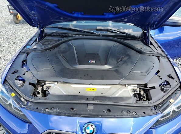 WBY33AW03PFN82845 2023 BMW I4 Blue Սալոնի հետևի տեսք