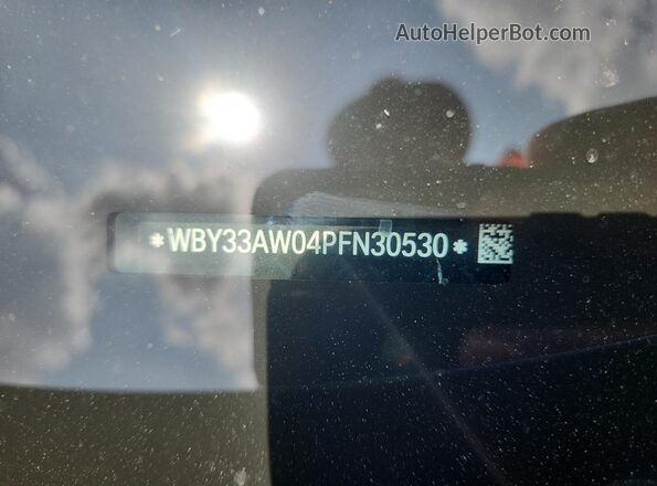 WBY33AW04PFN30530 2023 BMW I4 Black ძრავის განყოფილების ხედი