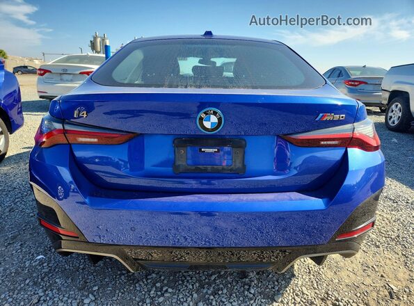 WBY33AW04PFP23454 2023 BMW I4 Blue Հետևի տեսք