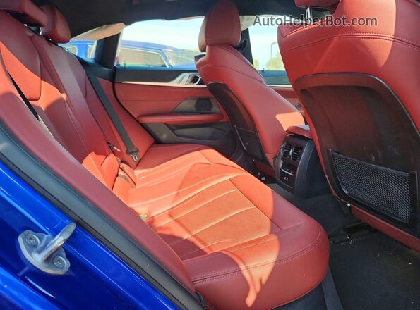 WBY33AW04PFP23454 2023 BMW I4 Blue Հետևի նստատեղերի տեսք
