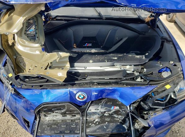 WBY33AW07PFP05899 2023 BMW I4 Blue Սալոնի հետևի տեսք