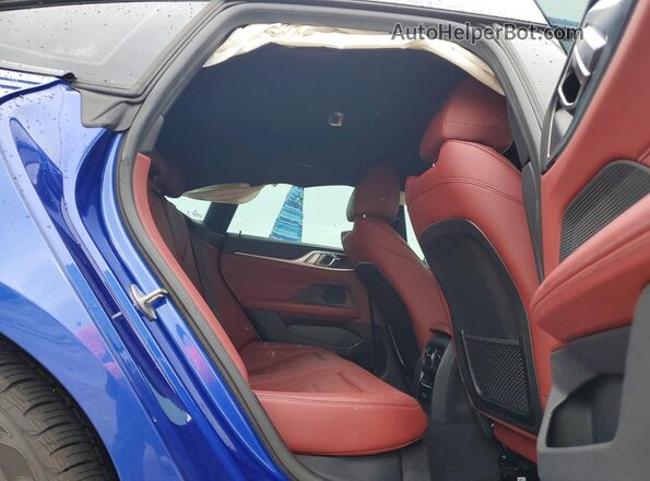 WBY33AW07PFP05899 2023 BMW I4 Blue Հետևի նստատեղերի տեսք
