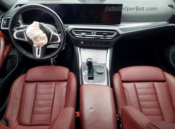 WBY33AW07PFP05899 2023 BMW I4 Blue Առջևի վահանակի տեսք