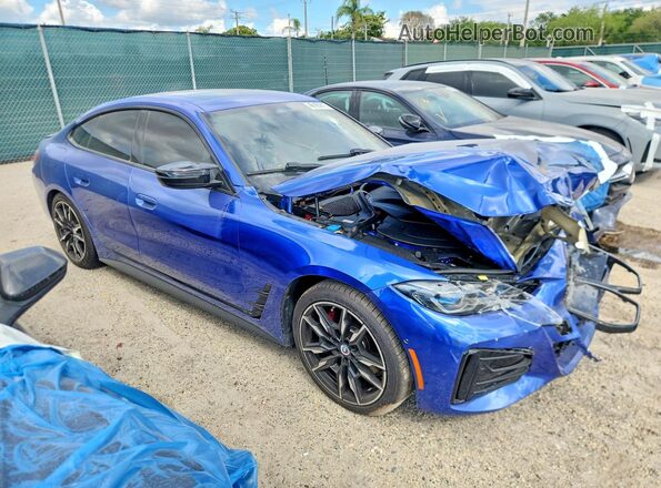 WBY33AW07PFP05899 2023 BMW I4 Blue Առջևի աջ