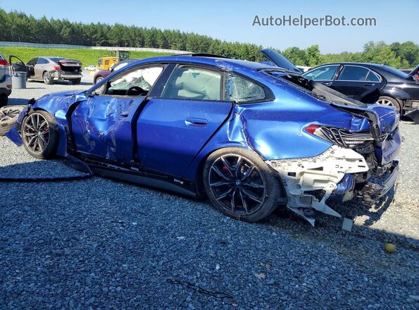 WBY33HD04SFV48692 2025 BMW I4 Blue Trasero izquierdo