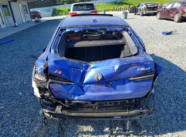 WBY33HD04SFV48692 2025 BMW I4 Blue Vista trasera
