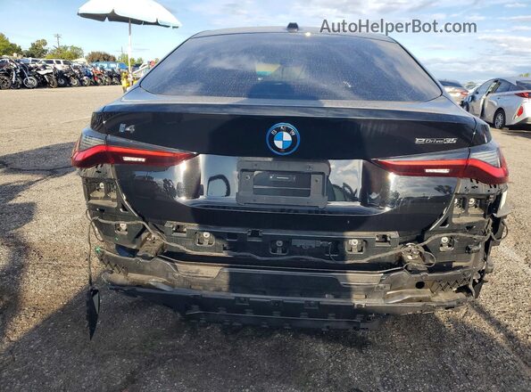 WBY43AW01RFS85645 2024 BMW I4 Black Հետևի տեսք