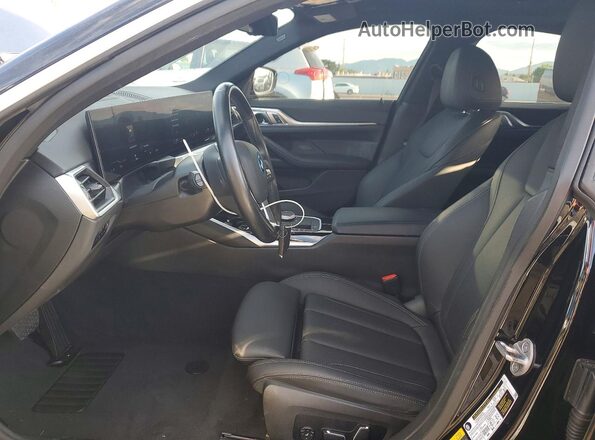 WBY43AW01RFS85645 2024 BMW I4 Black Սալոնի դիմացի տեսք