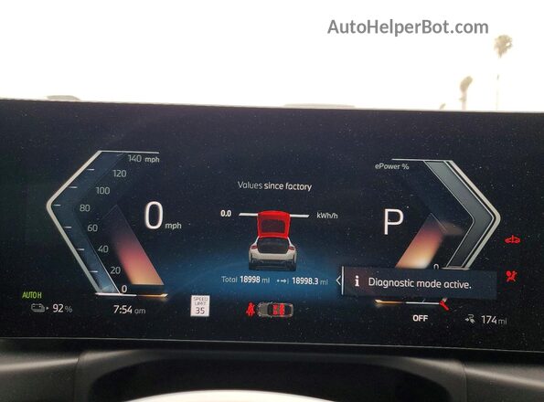 WBY43AW02RFT04462 2024 BMW I4 Белый Вид щитка приборов