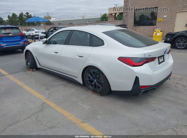 WBY43AW06RFS40717 2024 BMW I4 White Задня ліва чверть