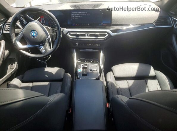 WBY43AW06RFT21488 2024 BMW I4 Silver Dashboard view