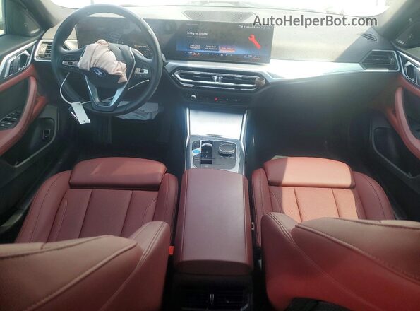 WBY43AW06RFT37271 2024 BMW I4 White Вид панелі приладів