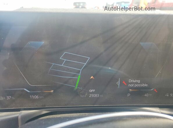 WBY43AW06RFT37271 2024 BMW I4 White Вид щитка приладів