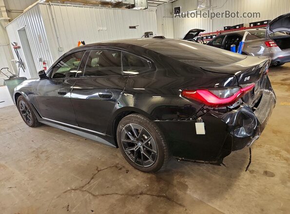WBY43AW07PFR20929 2023 BMW I4 Black უკანა მარცხენა