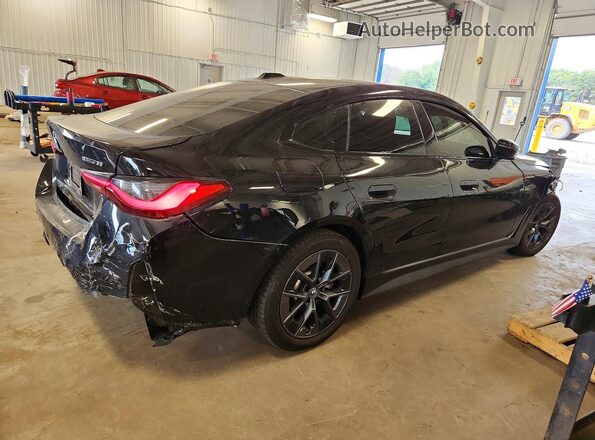 WBY43AW07PFR20929 2023 BMW I4 Black უკანა მარჯვენა