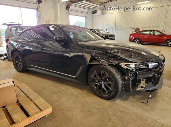 WBY43AW07PFR20929 2023 BMW I4 Black წინა მარჯვენა