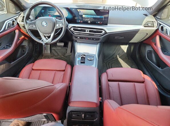 WBY43AW08PFR44530 2023 BMW I4 Black Dashboard view