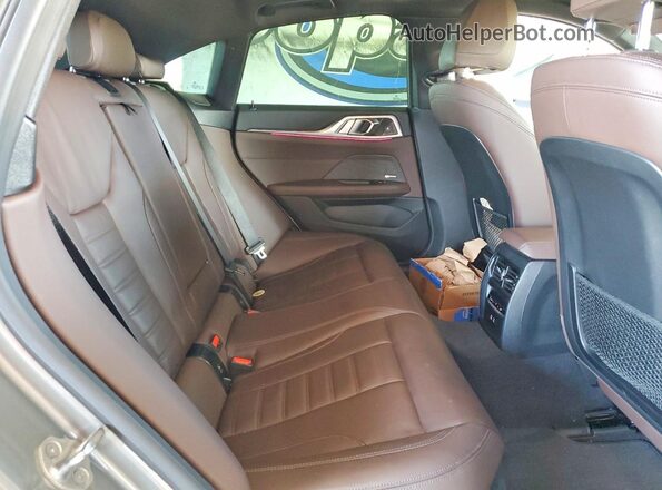 WBY43AW0XRFR69982 2024 BMW I4 Silver Вид задніх сидінь