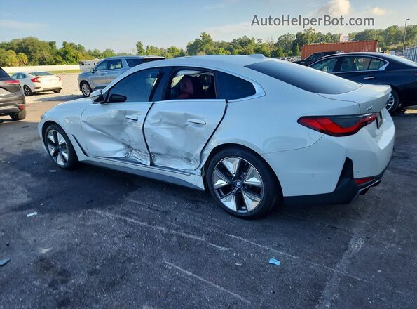 WBY73AW02NFM89328 2022 BMW I4 White Задня ліва чверть