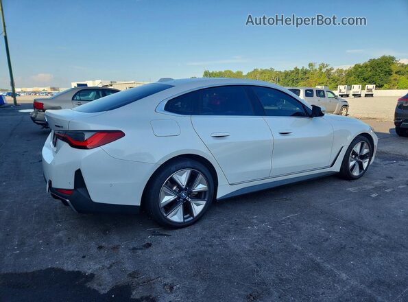 WBY73AW02NFM89328 2022 BMW I4 White Задня права чверть