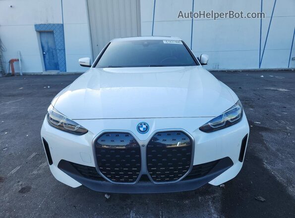 WBY73AW02NFM89328 2022 BMW I4 White Вид спереду