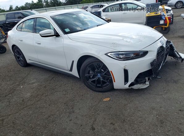 WBY73AW02PFP61198 2023 BMW I4 White Передня права чверть
