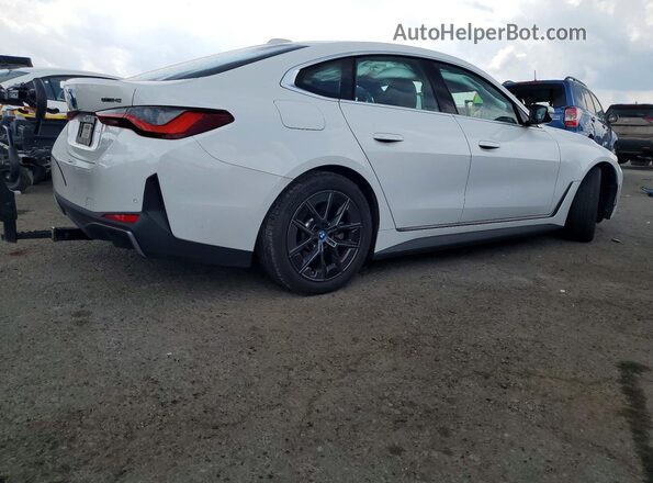 WBY73AW02PFP61198 2023 BMW I4 White Задня права чверть