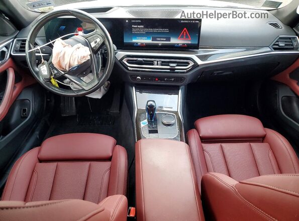 WBY73AW02PFP61198 2023 BMW I4 White Вид панелі приладів